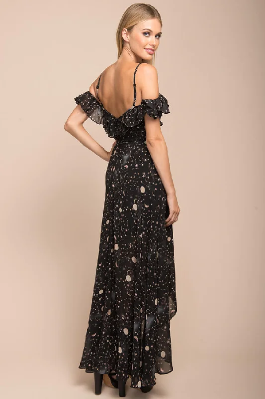 Celeste Star Print Maxi Dress