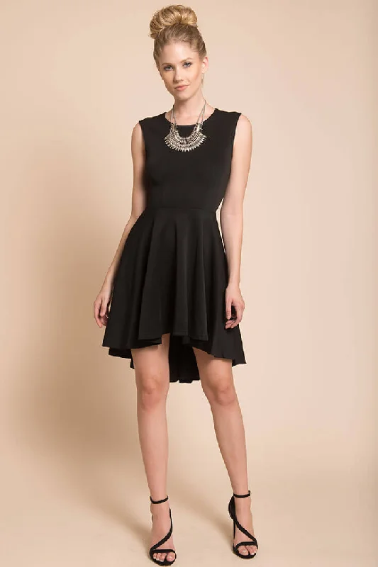 Maya Closed Back Dress Black