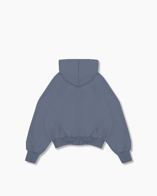 Box Hoodie - Dull Blue