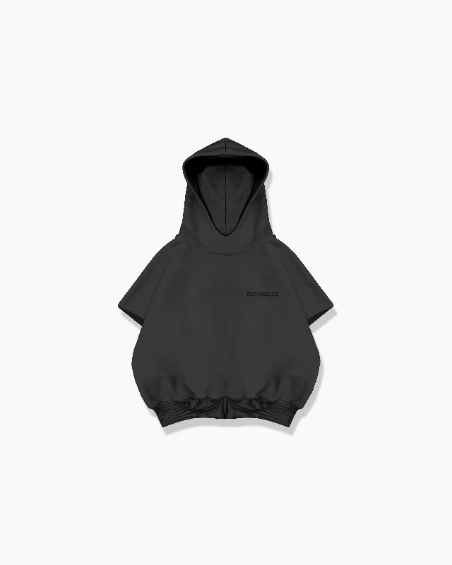 Cut Off Hoodie - Haiiro