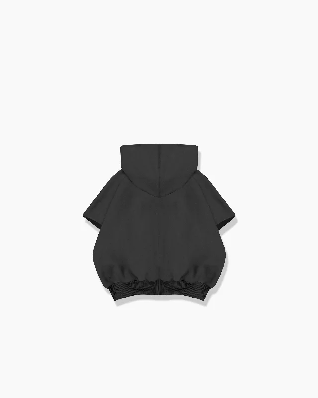 Cut Off Hoodie - Haiiro