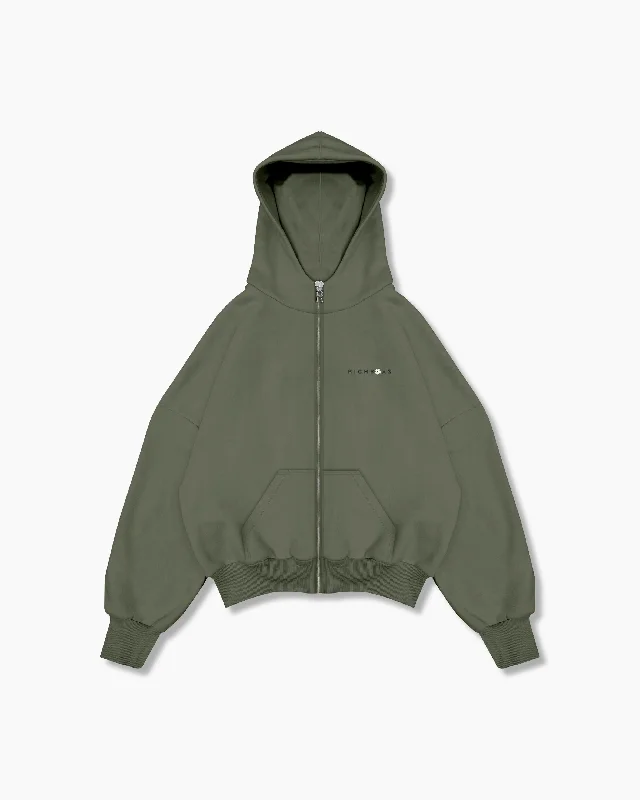 Zip-up Hoodie - Palm