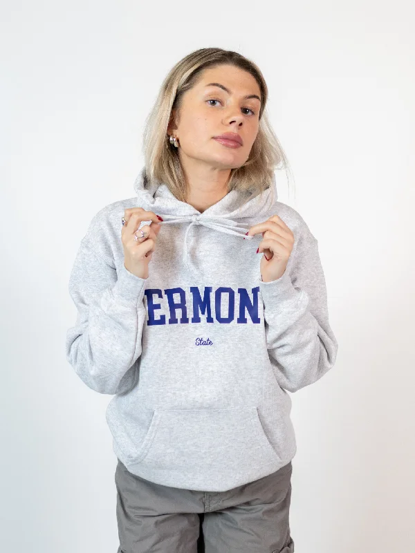 VERMONT STATE HOODIE - GRÅ