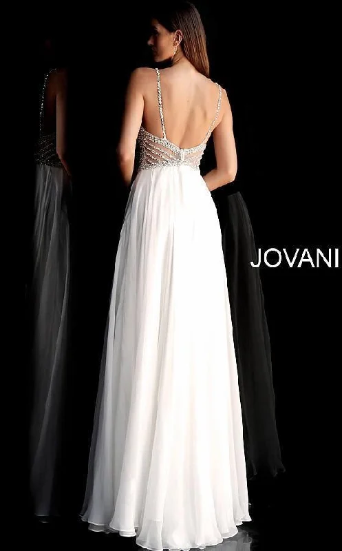 Jovani 66925 High Slit Prom Long Dress