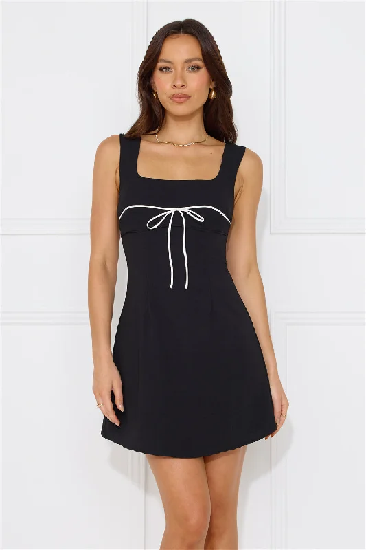 London Girl Mini Dress Black