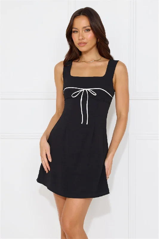 London Girl Mini Dress Black