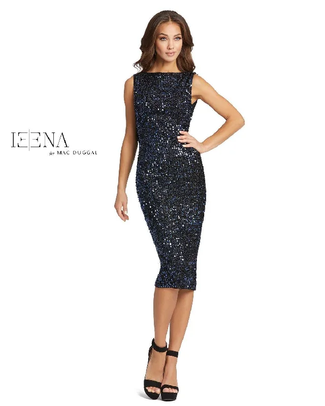 Mac Duggal 26438 Short Cowl Back Cocktail Dress