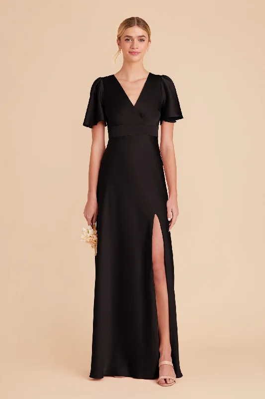 Marni Matte Satin Dress - Black