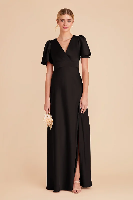 Marni Matte Satin Dress - Black