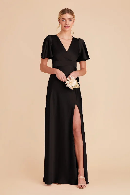 Marni Matte Satin Dress - Black