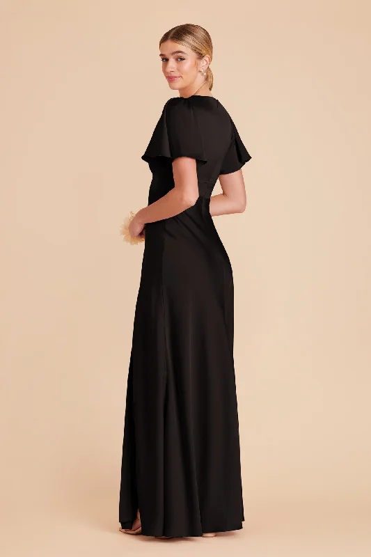 Marni Matte Satin Dress - Black