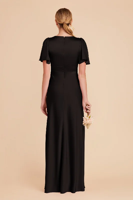 Marni Matte Satin Dress - Black