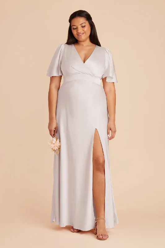 Marni Matte Satin Dress - Platinum