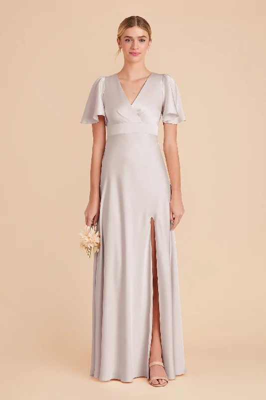 Marni Matte Satin Dress - Platinum