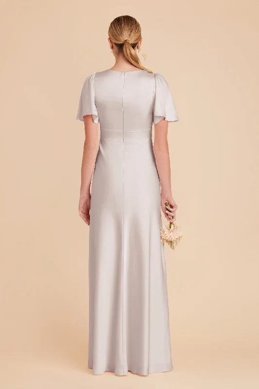 Marni Matte Satin Dress - Platinum