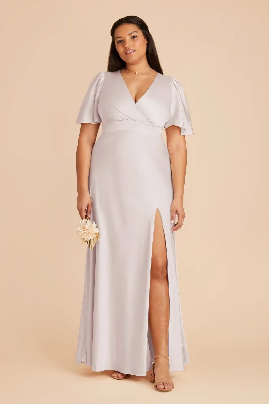 Marni Matte Satin Dress - Platinum