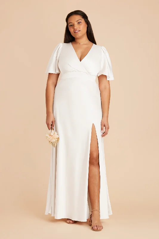 Marni Matte Satin Dress - White