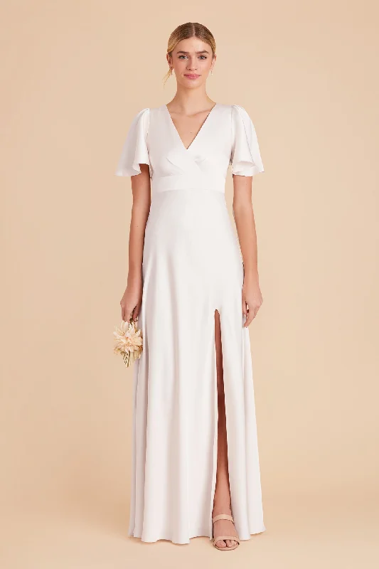 Marni Matte Satin Dress - White