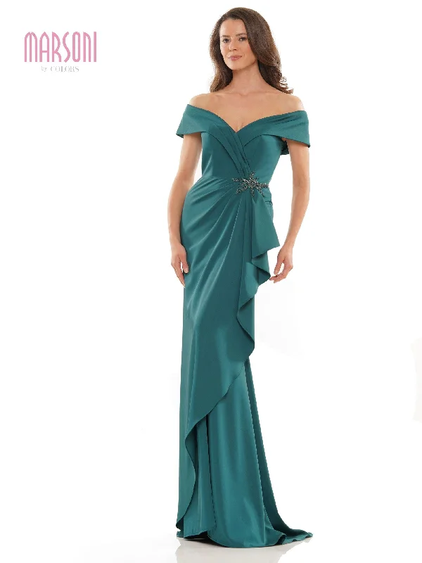 Marsoni Long Off Shoulder Formal Dress 1180