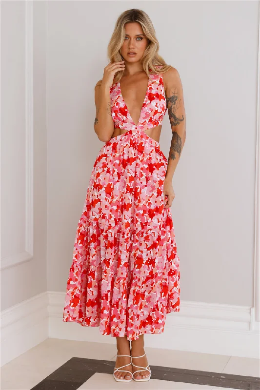 Mixing Love Maxi Dress Pink