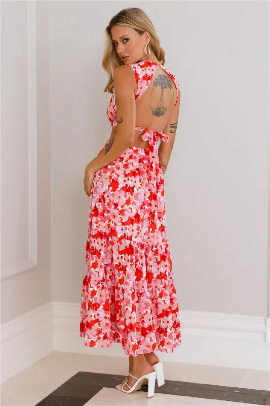 Mixing Love Maxi Dress Pink