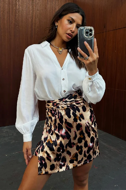 Leopard Mini Jaspre Skirt