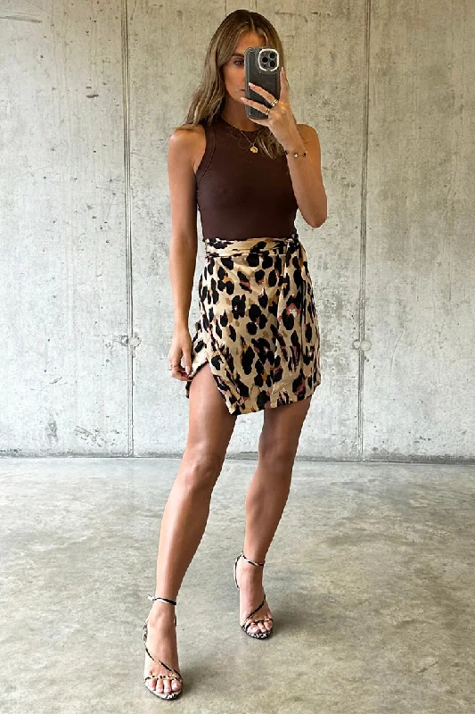 Leopard Mini Jaspre Skirt