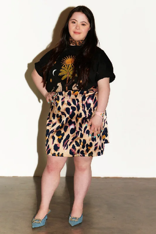 Leopard Mini Jaspre Skirt