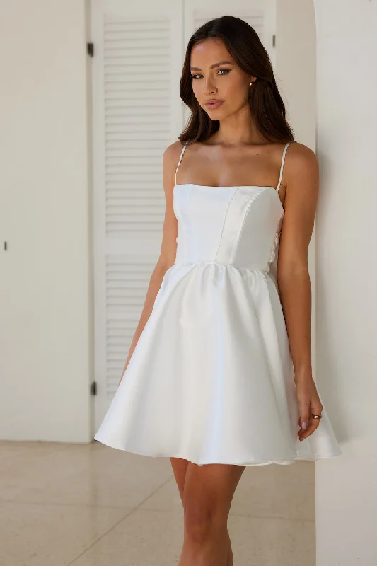 One Day Mini Dress White