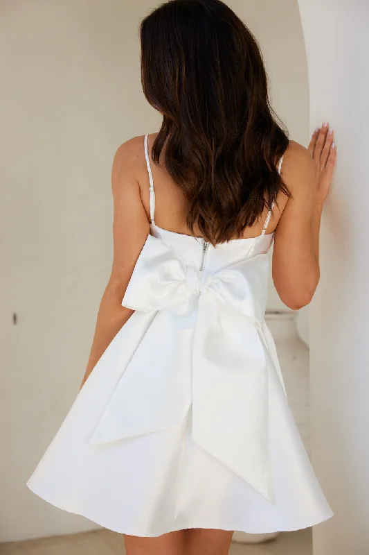 One Day Mini Dress White