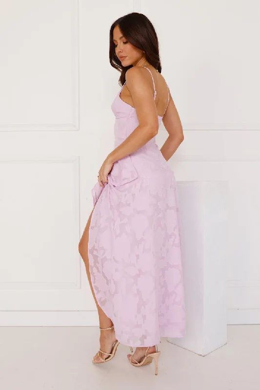 Touch Of Magic Midi Dress Lilac