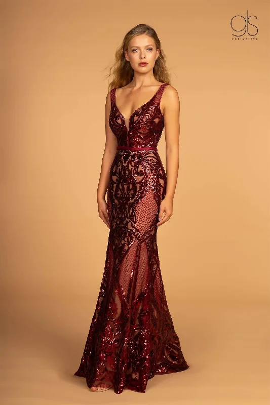 Long Formal Lace Evening Party Dress