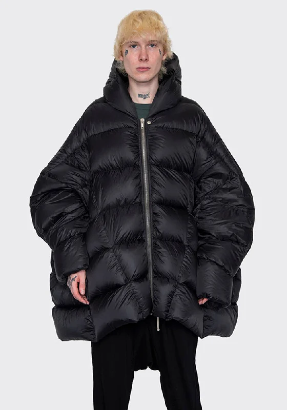 RICK OWENS RU02B2796 NZD4 09 DUVET JUMBO PETER JACKET BLACK